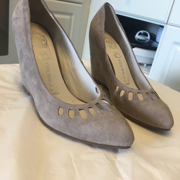 Jeffrey campbell suede wedge heel! - Picture 2 of 5